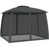  Sjenica s krovom i zidovima antracit 2,93 x 2,93 m čelična | Eponuda.ba
