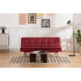 MID.YOU ZOFA S POSTELJNO FUNKCIJO, rdeča tekstil | Shoptok.si