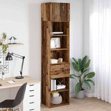  Visok predalnik Star les 50 x 42,5 x 225 cm Konstruiran les, (5000108318) | Shoptok.si