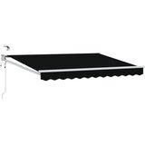  Električna retraktabilna tenda Crna 3 x 2,5 m | shoptok.hr