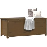  Kutija za pohranu boja meda 110x50x45,5 cm od masivne borovine | shoptok.hr