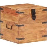 vidaXL Skrinja 40x40x40 cm trden akacijev les | Shoptok.si