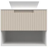 Pino Art ormarić sa umivaonikom 60 Piedra bež 1005 ver compact 3040 (1073) Cene