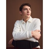 Reserved - Majica s ovratnikom - krem | shoptok.hr