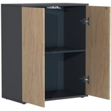 MID.YOU KOMODA, antracit, medeni hrast | Shoptok.si