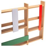Hübsch Večnivojska polica v hrastovem dekorju v naravni barvi 110 cm Arki – | Shoptok.si