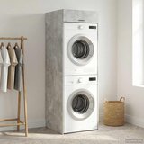  Ormar za perilicu rublja s pohranom Beton 67,5 x 68 x 200 cm | shoptok.hr