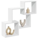 Maison Chic Stenska omarica - Zidna omarica 78x18x71 cm bela inženirski les iu245, (22063411) | Shoptok.si