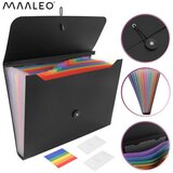 Maaleo mapa za dokumente A4 s 13 pretinaca, crna | shoptok.hr