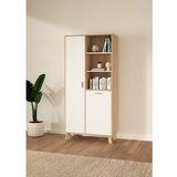 Tvilum Bel/v naravni barvi regal v hrastovem dekorju 89x188x40 cm Ikast – | Shoptok.si
