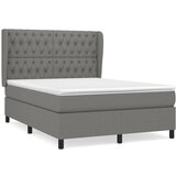 The Living Store Box spring posteljni z vzmetnico temno siv 140x190 cm blago - Box Spring Postelja, (21520923) | Shoptok.si