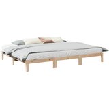 vidaXL Obiteljski okvir kreveta bez madraca 270x200 cm Puno drvo Bor | shoptok.hr