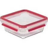 Clip&Close Glass Food Container 0,8 L red