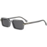 Fendi Selleria Grey Rectangular Sunglasses ONE SIZE (51) Siva/Siva Cene