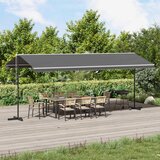  Samostojeća tend Siva 6 x 3 m Poliester | shoptok.hr