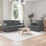  Set sofe 2 pcs Tamno siva 162 x 80 x 85 cm tkanina | shoptok.hr