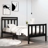  Za krevet od masivnog drva crni 75 x 190 cm 2FT6 mali Cijene
