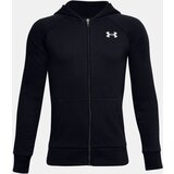Under Armour Sweatshirt UA RIVAL COTTON FZ HOODIE-BLK - Boys Cene