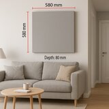  Akustični panel SILENCE 58x58 cm siva | Eponuda.com