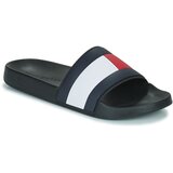 Tommy Hilfiger Natikači Rubber Th Flag Pool Slide Črna | Shoptok.si