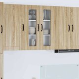 vidaXL Stenska kuhinjska omarica s polico Sonoma hrast 60 x 31 x 80 cm | Shoptok.si