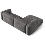Micadoni Siva kotna sedežna garnitura iz tkanine bouclé (levi kot) Martina – Home | Shoptok.si