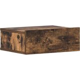 Viseći noćni ormarić boja dimljenog hrasta 40x30x15 cm drveni | shoptok.hr