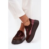 Zazoo Women's Sneakers Made of Genuine Suede on Platform | shoptok.hr