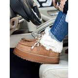 DStreet Śniegowce damskie FURRMOD kamelowe | shoptok.hr