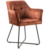 Olimp Sport Trpezarijska stolica Piker Braon/Crne noge 620x640x810 mm | ePonuda.com