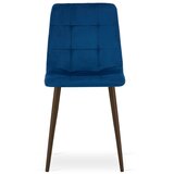 KARA stolica - tamnoplavi baršun / noge od oraha x 1 | shoptok.hr