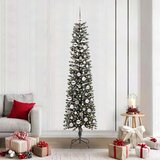 vidaXL Umestno božično drevo med 300 LED Zelena 58 x 58 x 210 cm | Shoptok.si