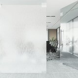  Prozorska folija matirana s uzorkom zvijezda 90 x 500 cm PVC | shoptok.hr
