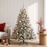  Umjetno božićno drvce s kuglicom 120 cm 150 LED lampica Slike