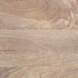 vidaXL Klubska mizica bela 80x51x40 cm trden mangov les | Shoptok.si