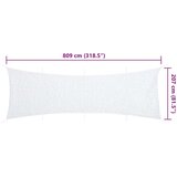  Maskirna mreža z vrečko za shranjevanje 809x207 cm bela | Shoptok.si