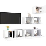  4-dijelni set TV ormarića bijeli od iverice | shoptok.hr