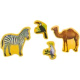  Set of Wooden Dinosaurs Magnets 20 Pieces Colorful | shoptok.hr
