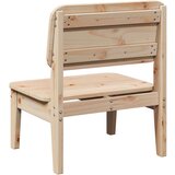 vidaXL Vrtna stolica 60x52,5x72 cm puno drvo bor | shoptok.hr