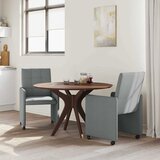  Blagovačke stolice s kotačima 2 pcs Svjetlosiva 58 x 65 x 94 cm | Eponuda.com