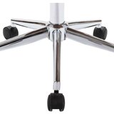 vidaXL Vrtljivi jedilni stoli 2 kosa belo umetno usnje | Shoptok.si