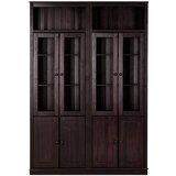 Støraa Rjava vitrina iz masivnega bora 148x223 cm Anita – Cene