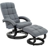 MID.YOU POČIVALNIK S PODNOŽNIKOM, siva, črna les, kovina, tekstil | Shoptok.si