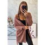 Kesi Sweater with a geometric pattern in dark pink | shoptok.hr