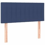  Krevet s oprugama i madracem plavi 100 x 200 cm od tkanine | shoptok.hr