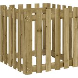 vidaXL Vrtno korito z ograjico 60x60x60 cm impregnirana borovina, (20981434) Cene
