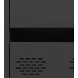 vidaXL Visoka komoda crna 68 x 39 x 101,5 cm od čelika | shoptok.hr