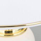 Orion LA 4-1229 - Stona lampa OVUM 1xE27/40W/230V 48 cm keramika bela/zlatna | Eponuda.com