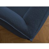 Bobochic Paris Temno modra sedežna garnitura iz tkanine bouclé 242 cm Giorgia – | Shoptok.si