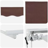  Okvir tende Rjava 250 x 200 cm Poliester s PU premazom, (5000206683) | Shoptok.si